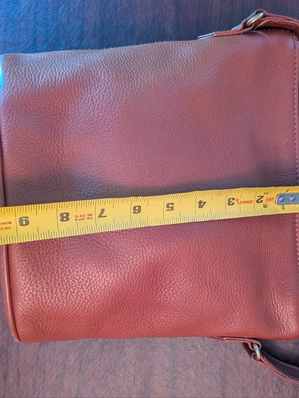 Vintage Coach 1995 Bag No. K5M-4907 Glove Tanned Cow Hide Full Grain Leather